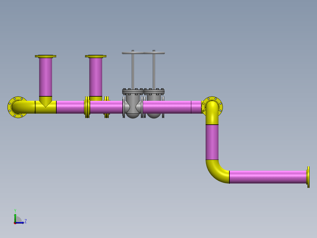 Solidworks 布线管道模型