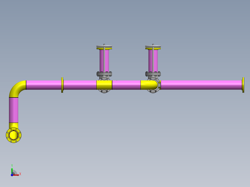 Solidworks 布线管道模型