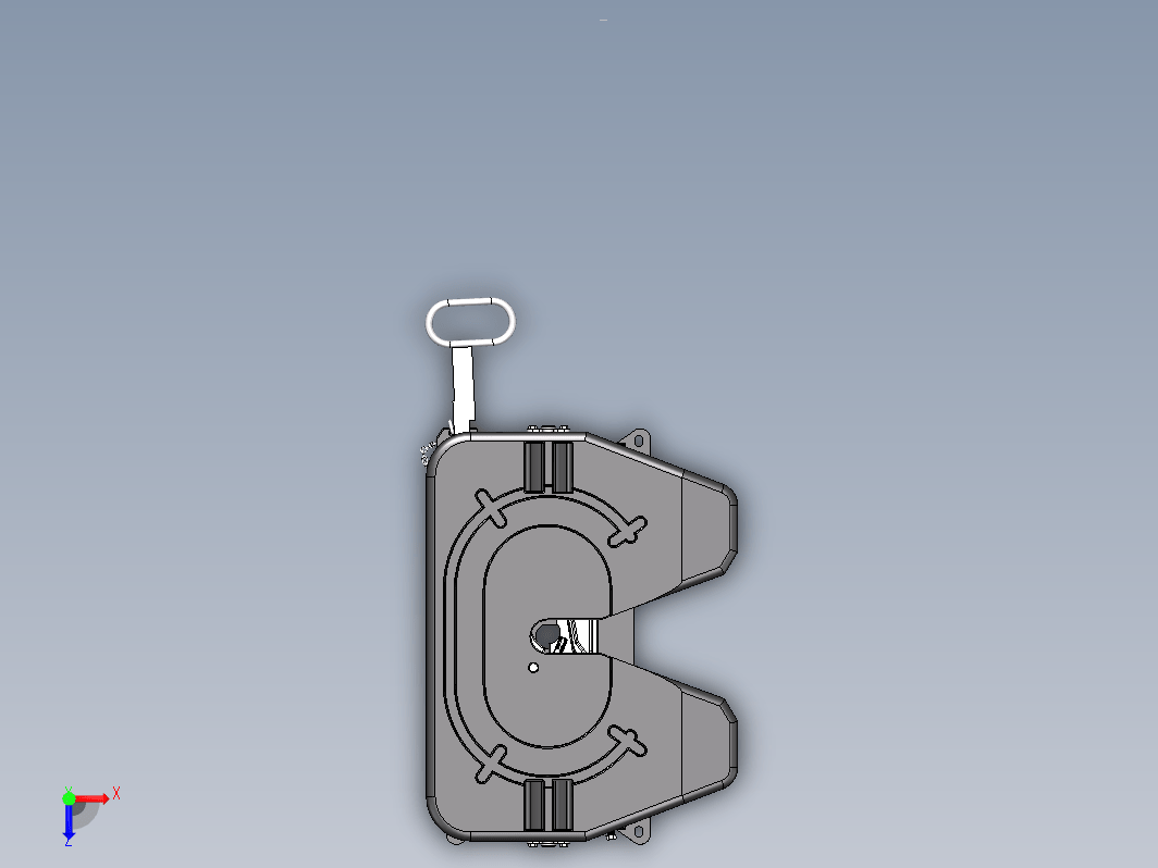 F0720-牵引车鞍座模型图