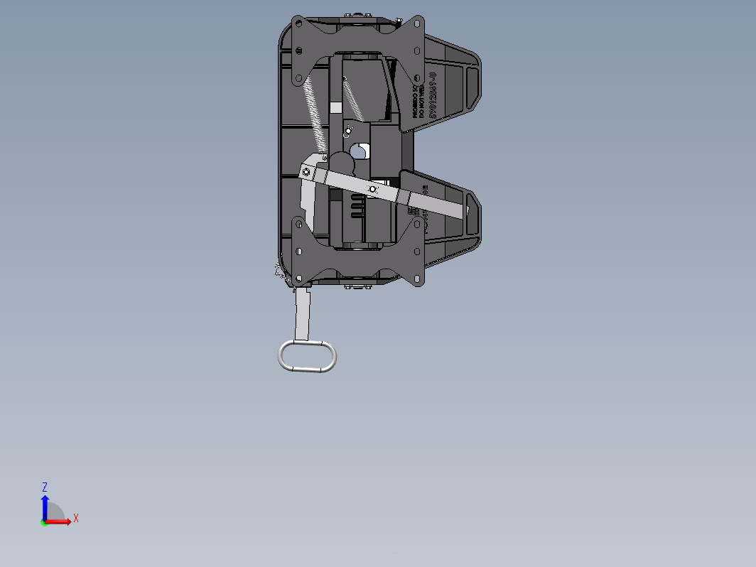 F0720-牵引车鞍座模型图