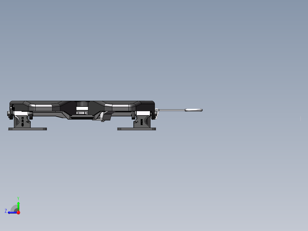 F0720-牵引车鞍座模型图