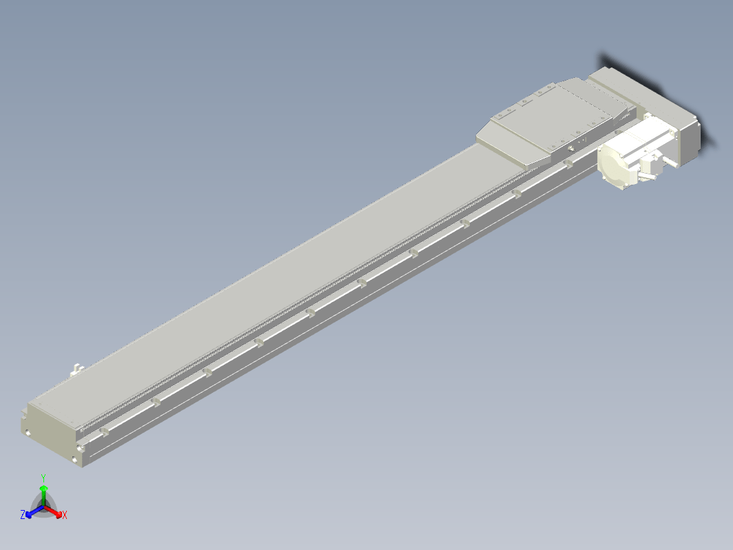 轨道内嵌式螺杆滑台KGH12-850-BR-400W-C4