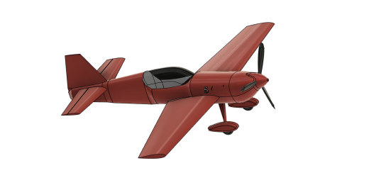 EA300双座特技单翼飞机