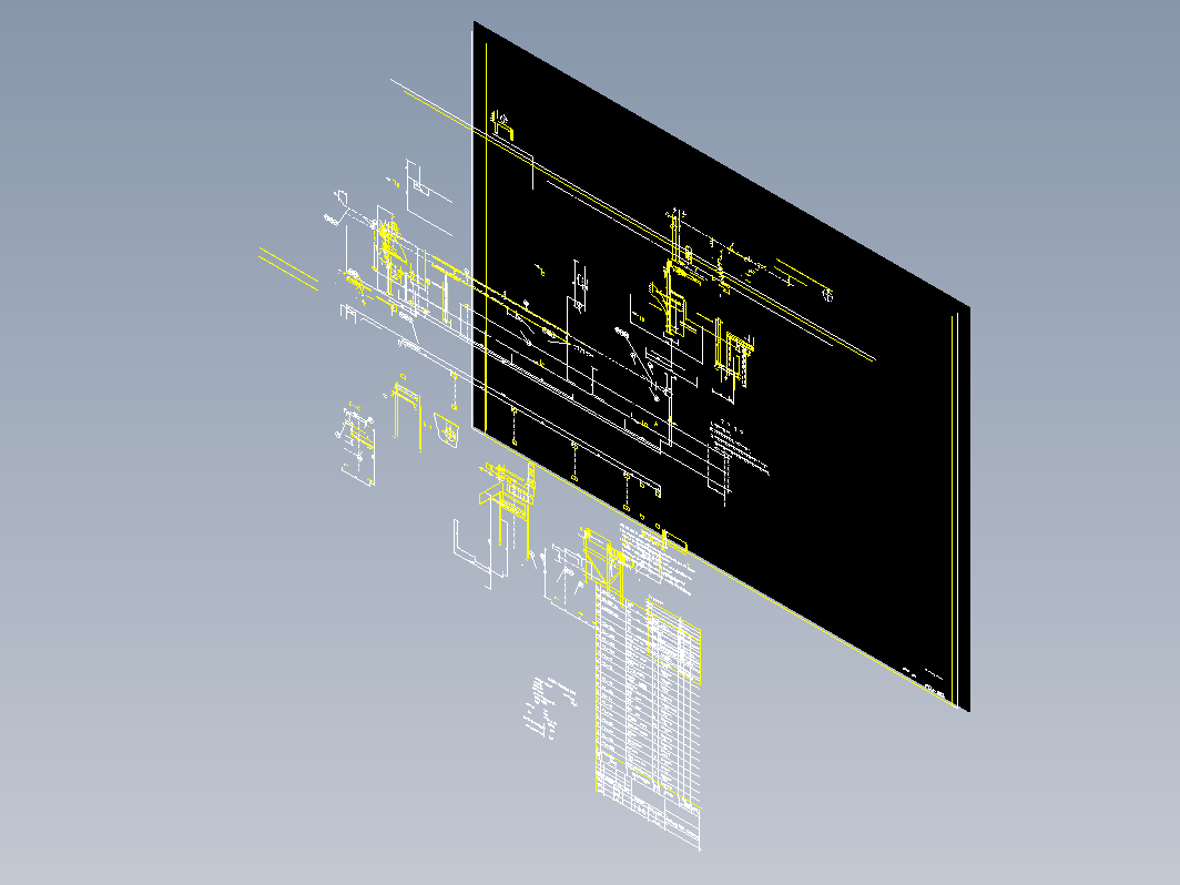 PDJ-00S包装胶带机装配图