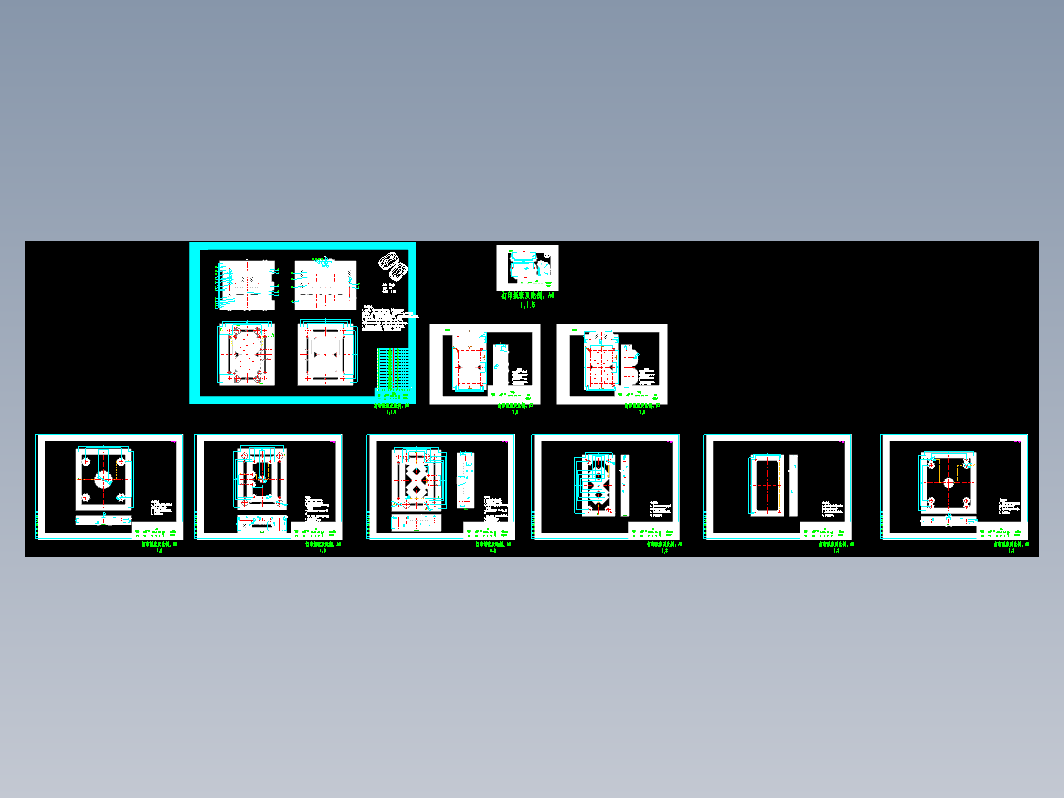 肥皂盒模具三维UG7.0+CAD+说明书