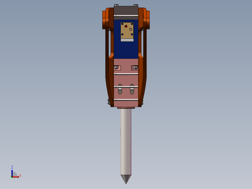 液压破碎锤sw+CAD