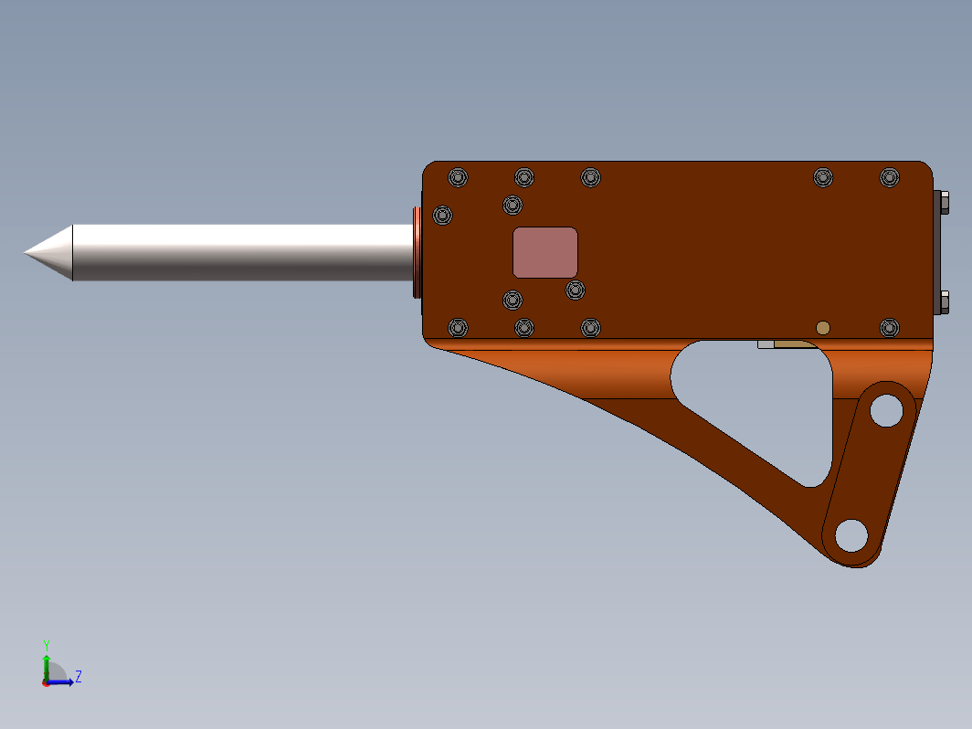 液压破碎锤sw+CAD