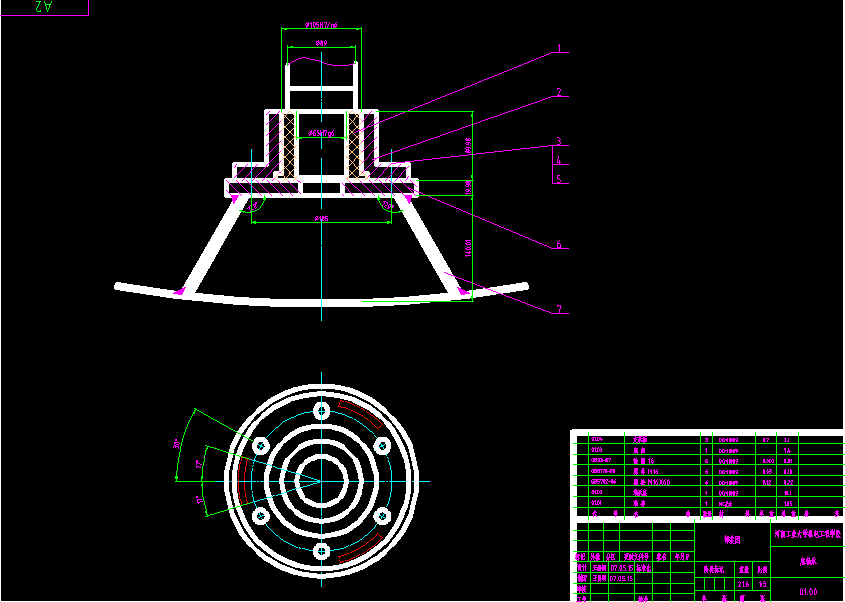 100TPD植物油反应釜设计 CAD+说明书