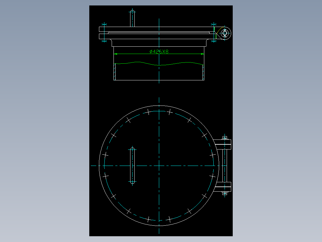 HG21517-95回转盖带颈平焊法兰人孔 A-MFM-400-1.0.zip