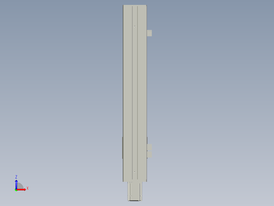 MT100BS-L500 数控模组 线性滑台模型.MT100BS.L10.500.BC.M20B.C4.3D