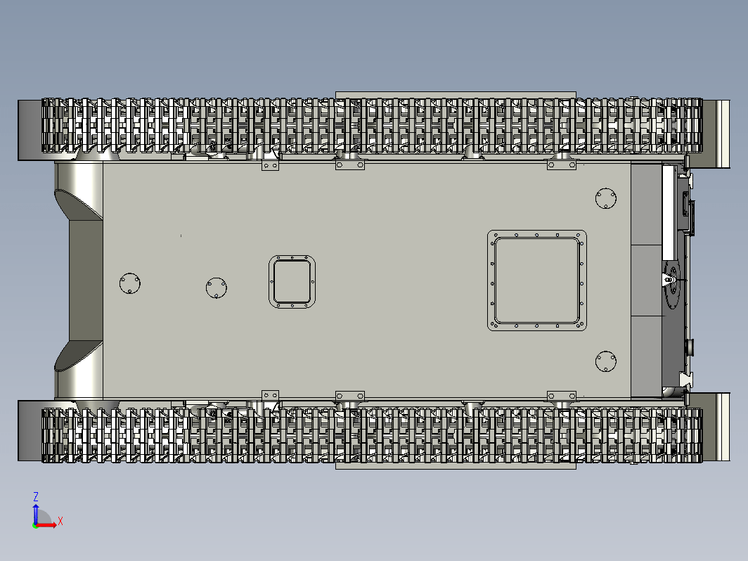 德国PZKPFW-I型坦克履带底盘