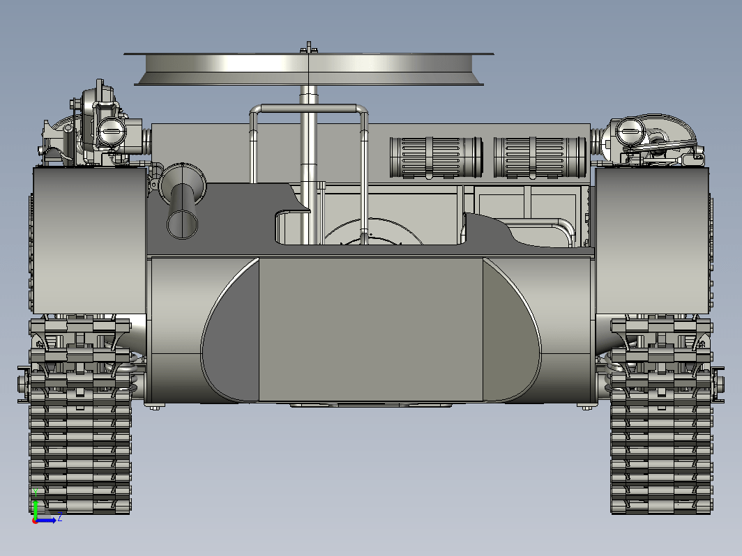 德国PZKPFW-I型坦克履带底盘