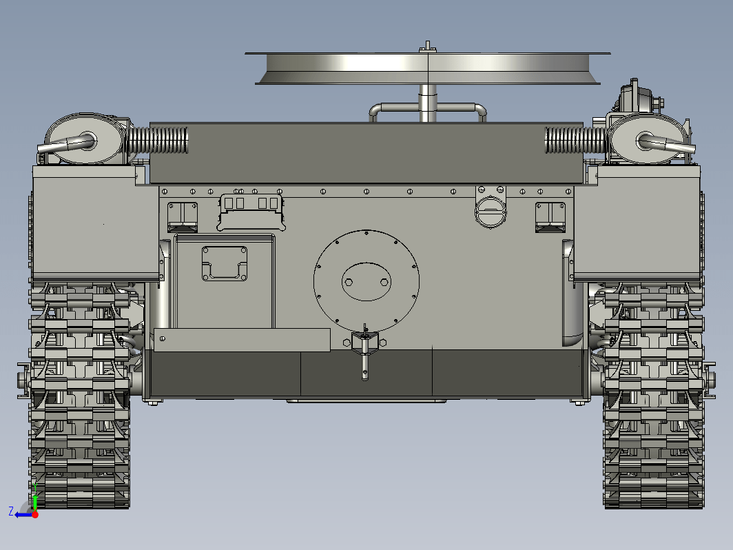 德国PZKPFW-I型坦克履带底盘