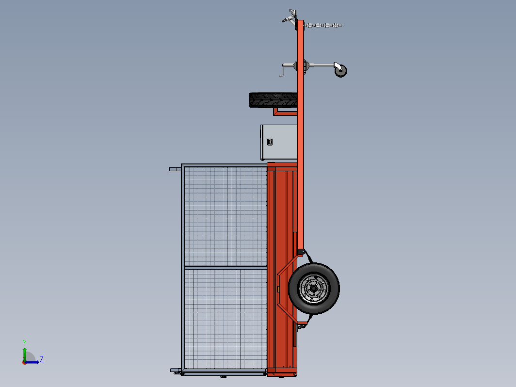 单轴8×5拖车