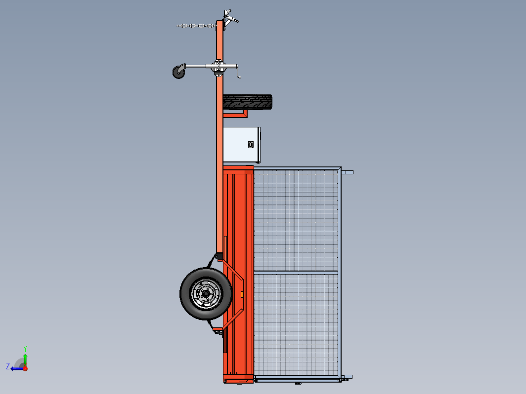 单轴8×5拖车