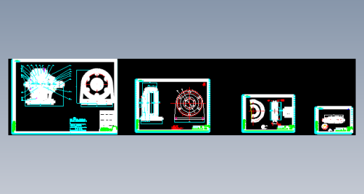 少齿差行星齿轮专用减速器CAD+说明缩略图