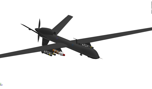 简易uav-drone无人机缩略图