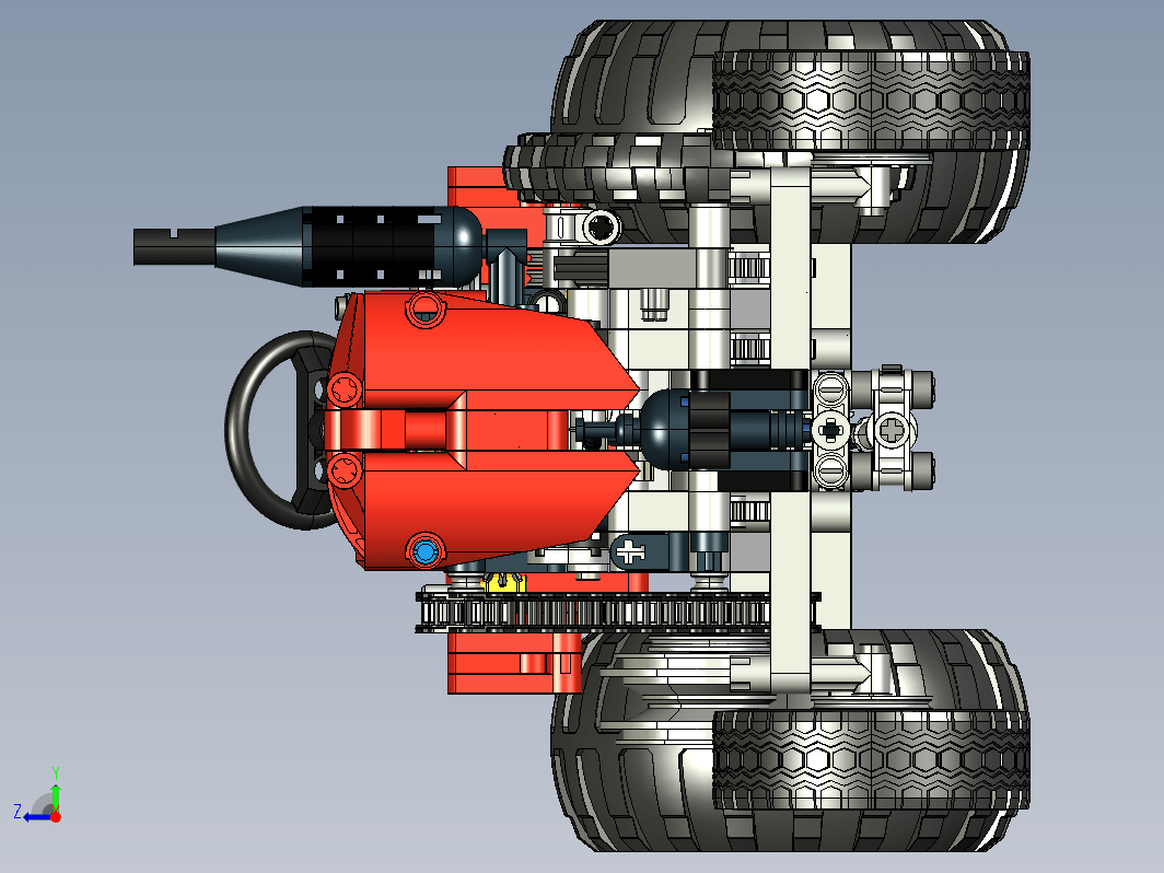 lego-old-tractor拖拉机拼装玩具模型