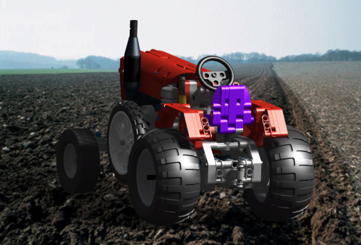 lego-old-tractor拖拉机拼装玩具模型缩略图