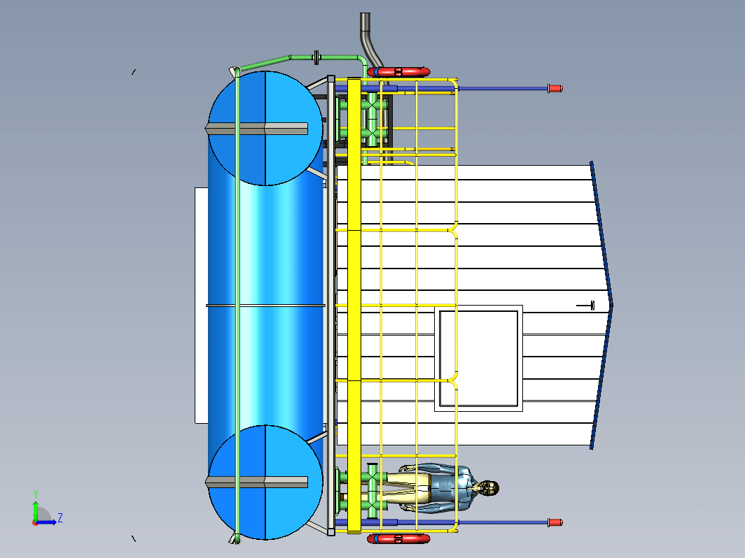 Floating pumping station浮式泵站水上漂浮屋