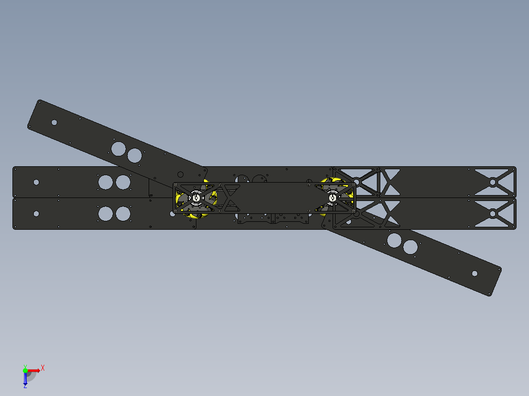 vtx cads麦克纳姆轮小车