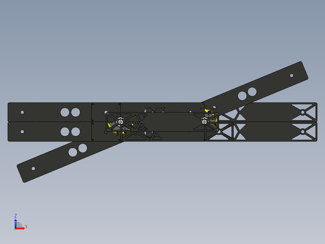 vtx cads麦克纳姆轮小车