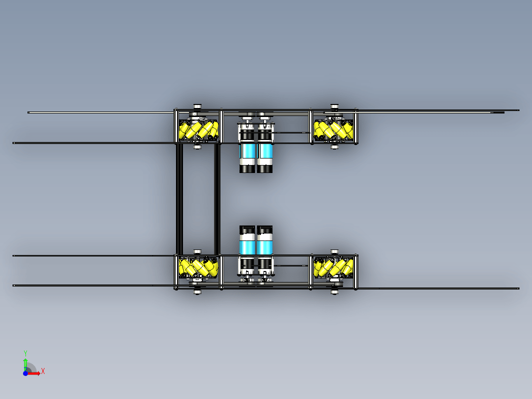 vtx cads麦克纳姆轮小车