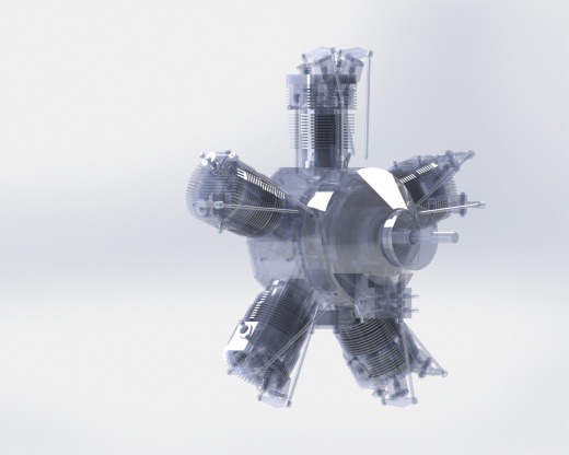 Radial Engine 五缸星形引擎缩略图