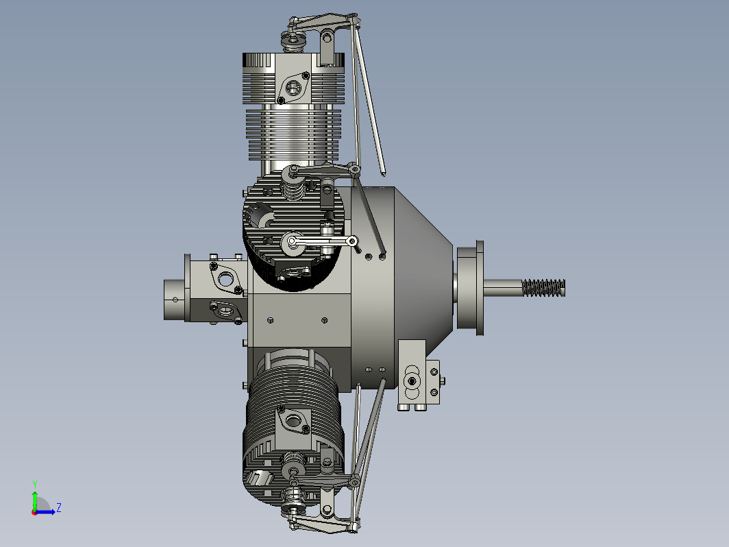 Radial Engine 五缸星形引擎