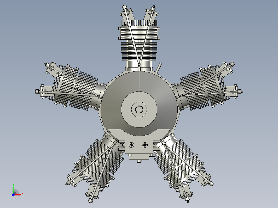 Radial Engine 五缸星形引擎