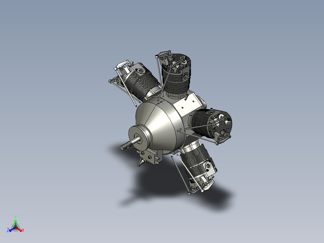 Radial Engine 五缸星形引擎