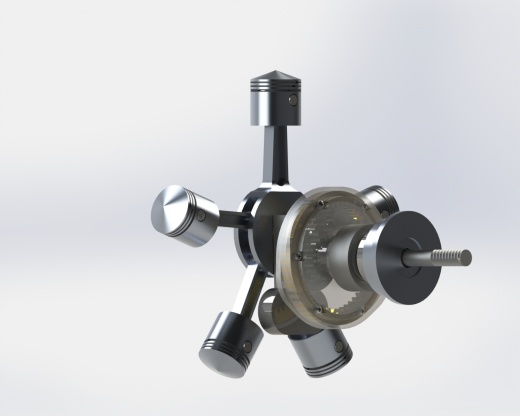 Radial Engine 五缸星形引擎缩略图