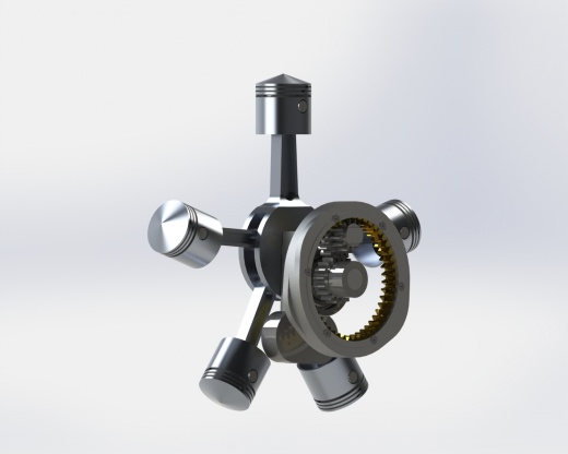 Radial Engine 五缸星形引擎缩略图
