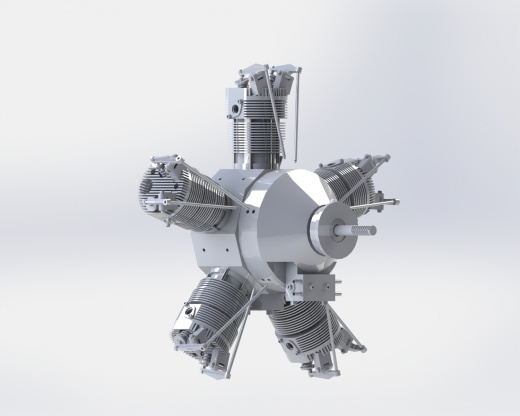 Radial Engine 五缸星形引擎缩略图