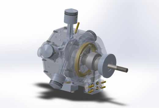 Radial Engine 五缸星形引擎缩略图