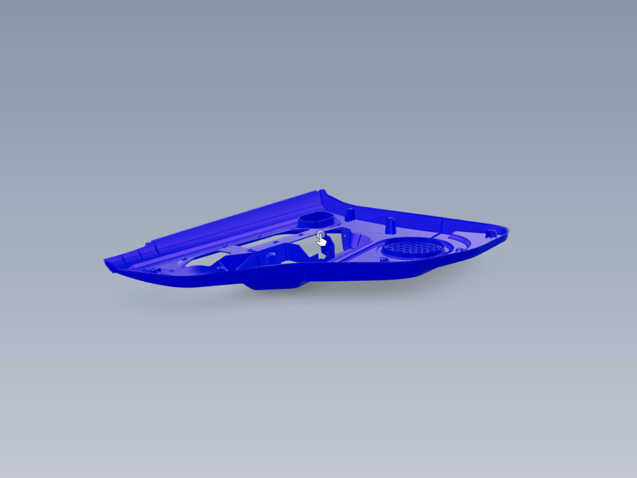 大型汽车门板模具原档7427-3D