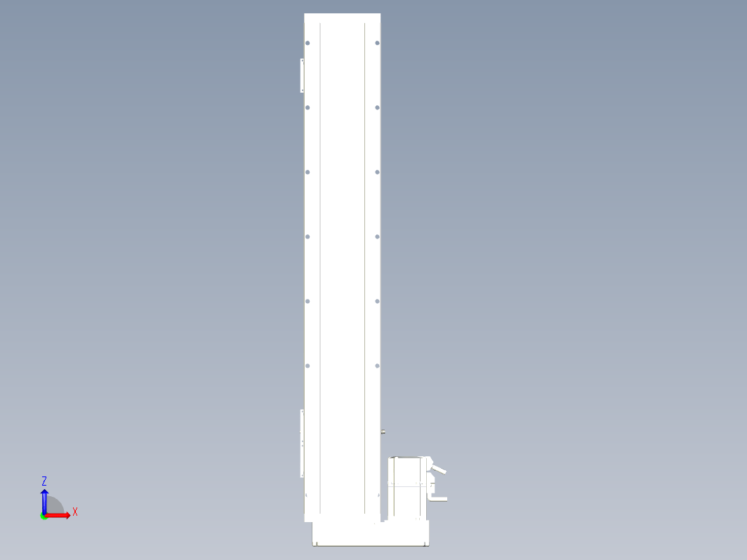 轨道内嵌式螺杆滑台KGH12-550-BR-400W-C4