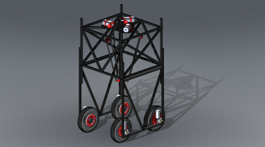 Delta mechanism robot移动式三角机器人