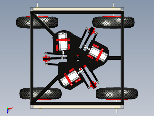 Delta mechanism robot移动式三角机器人缩略图