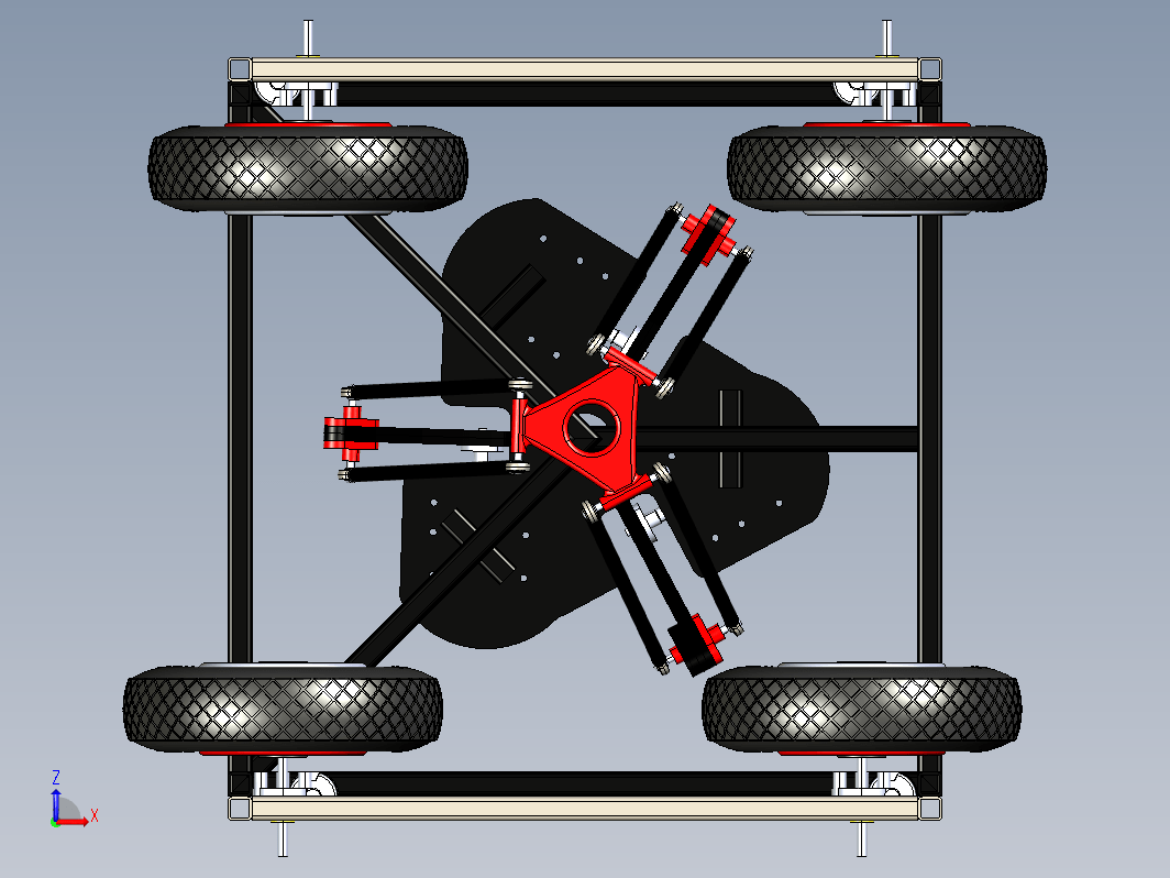 Delta mechanism robot移动式三角机器人