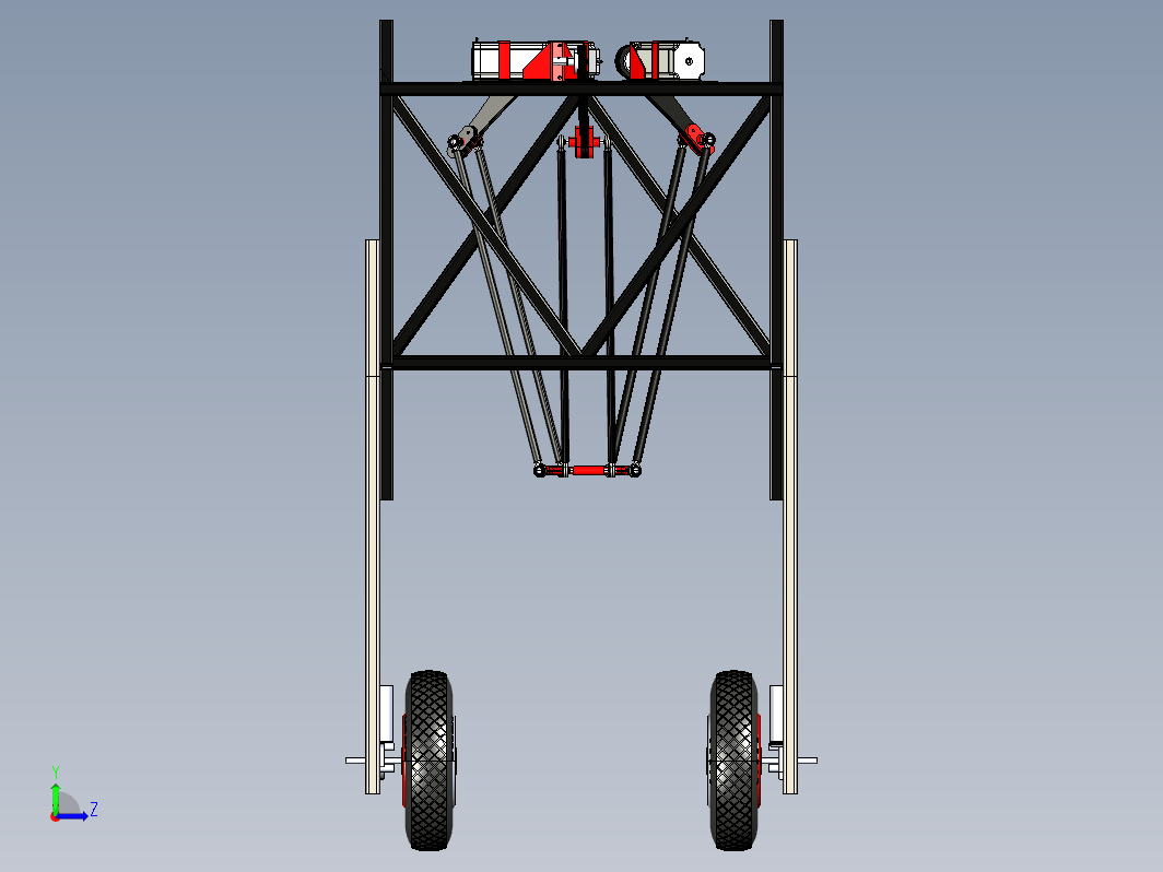 Delta mechanism robot移动式三角机器人