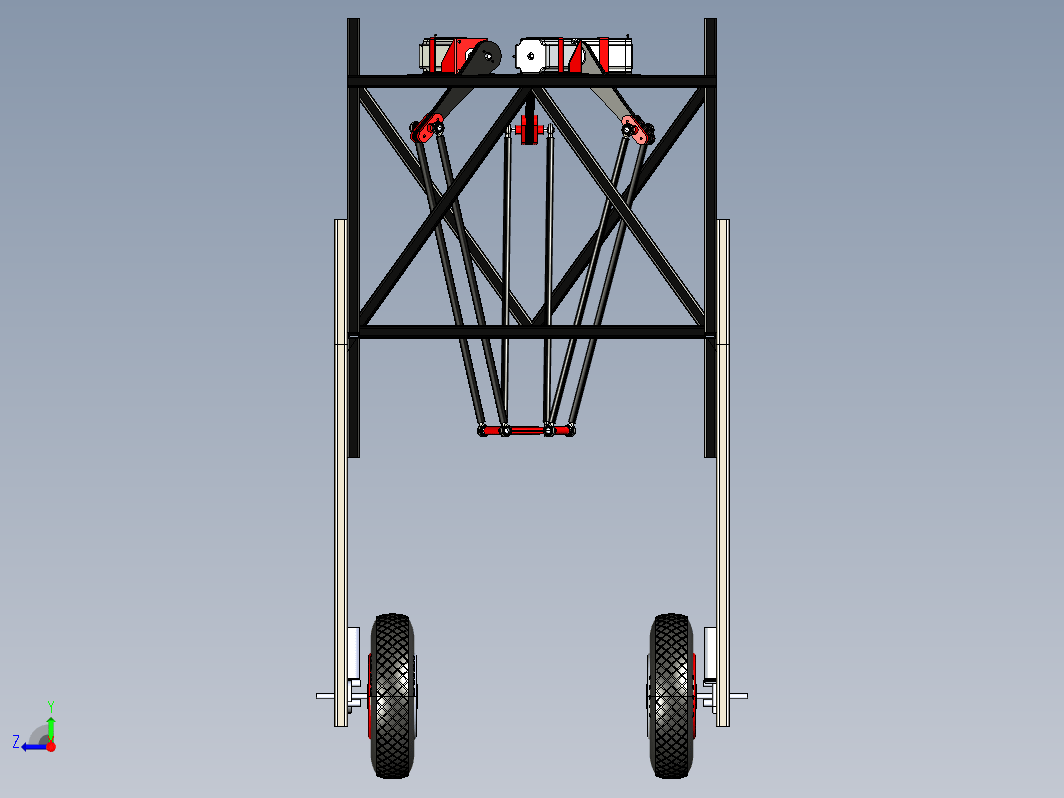 Delta mechanism robot移动式三角机器人