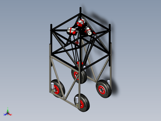 Delta mechanism robot移动式三角机器人缩略图
