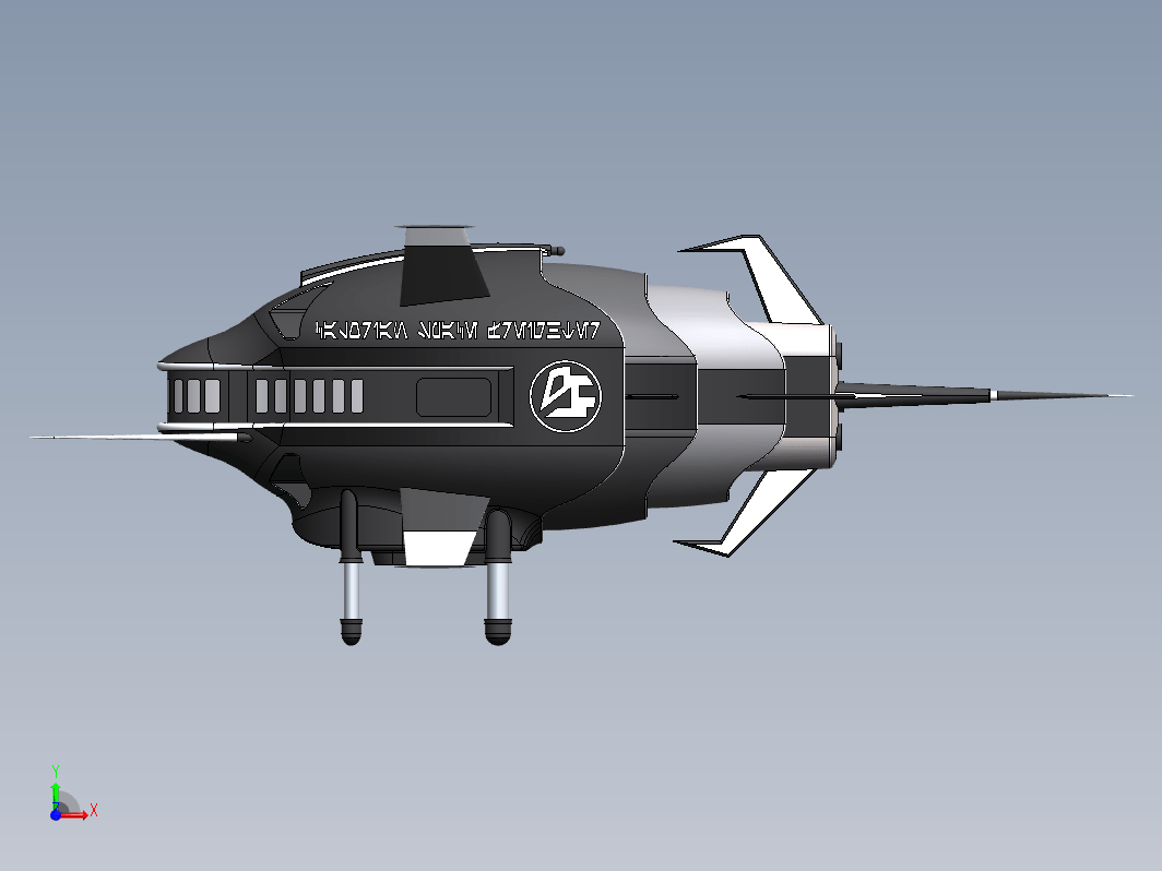 空间货轮 货运飞船造型