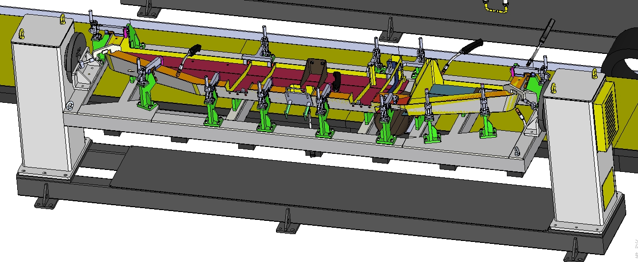 自动翻转焊接自动线工装方案