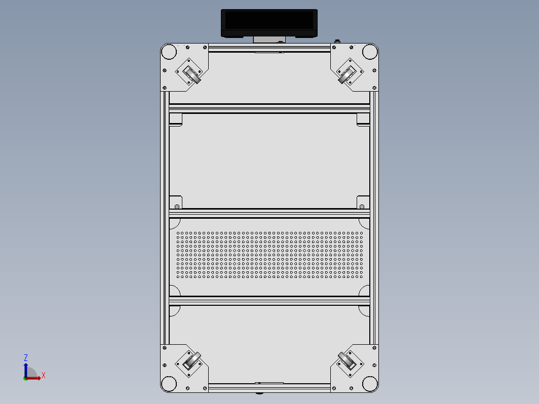 铝型材机架钣金造型-36