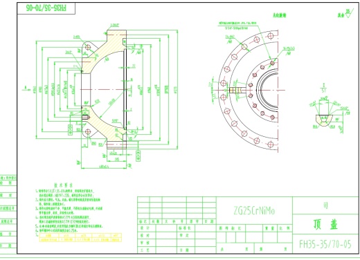 F35 35_70环形防喷器CAD图纸缩略图