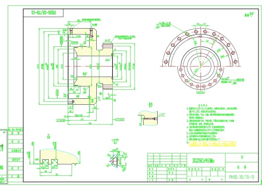 F35 35_70环形防喷器CAD图纸缩略图
