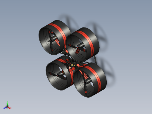 Blackbird Quadcopter v7黑鸟四旋翼机结构缩略图