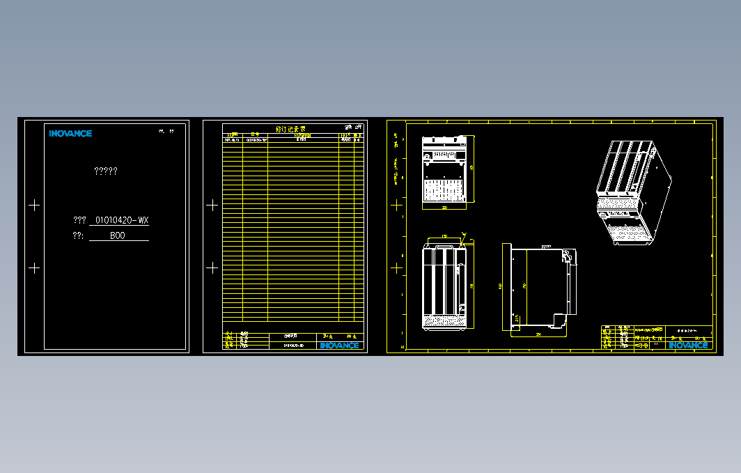 高性能多机传动驱动器_B00(MY-20M4T114ZG010+整机外形图)